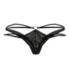 CandyMan String Double Lacet Artémis Noir